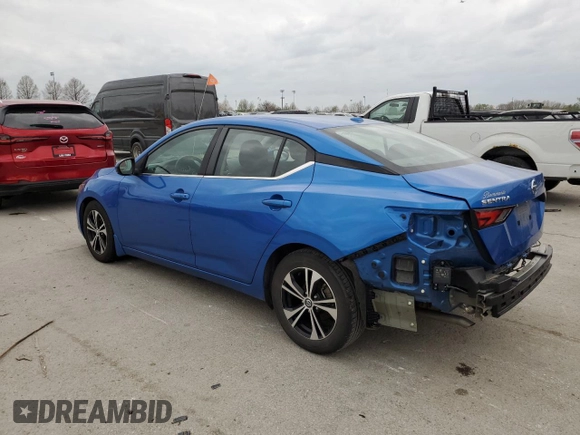 2020 Nissan Sentra SV z VIN 3N1AB8CV6LY260551, wystawiony jako Copart lot #51283215 z przebiegiem 71 434 mil mil oraz Szkoda całkowita • Salvage title. Historia ofert i sprzedaży dostępna na DreamBid. Obrazek 2.