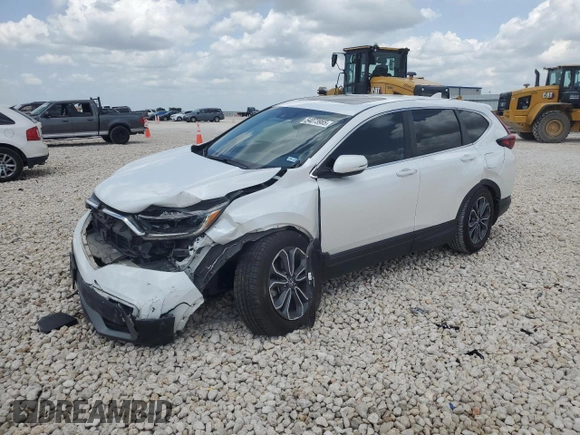 2022 Honda CR-V EX-L z VIN 5J6RW1H87NA005326, wystawiony jako Copart lot #54073985 z przebiegiem 66 288 mil mil oraz Szkoda całkowita • Salvage title. Historia ofert i sprzedaży dostępna na DreamBid. Obrazek 1.