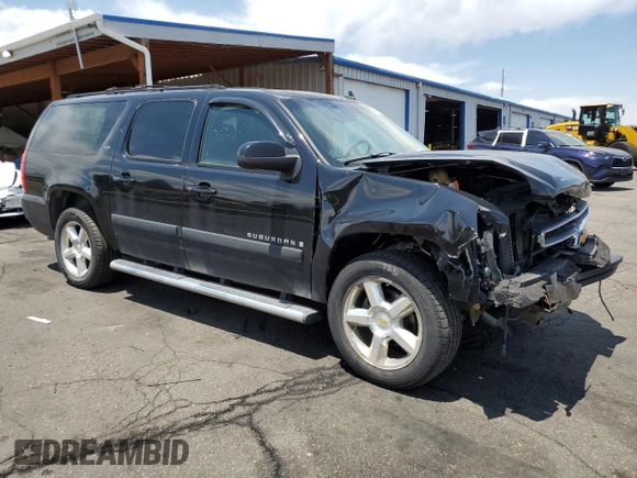 2007 Chevrolet Suburban LTZ with VIN 1GNFK16347J179019, listed as a Copart auction lot 60963795 with 243,300 mi miles and Salvage title. Bid and sale history available at DreamBid. Image 4.