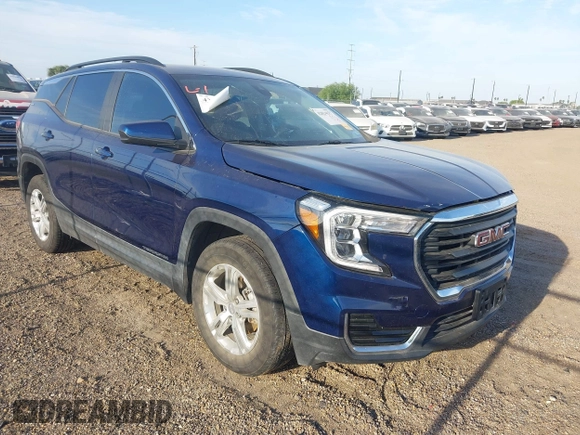 2022 GMC Terrain SLE z VIN 3GKALMEV2NL210055, wystawiony jako IAAI lot #42024177 z przebiegiem 62 391 mil mil oraz . Historia ofert i sprzedaży dostępna na DreamBid. Obrazek 1.