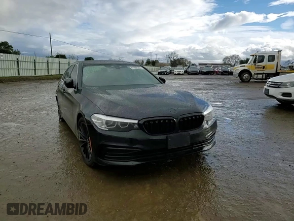 2019 BMW 5 Series 530i with VIN WBAJA5C52KWW13904, listed as a Copart auction lot 41502585 with 43,912 mi miles and Salvage Title. Bid and sale history available at DreamBid. Image 10.