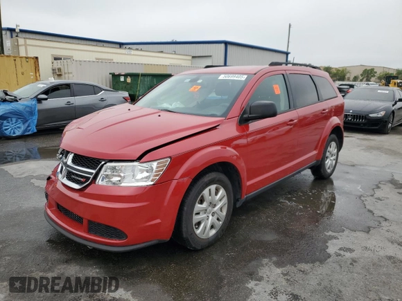 2020 Dodge Journey SE Value with VIN 3C4PDCAB6LT194948, listed as a Copart auction lot 50699405 with 104,161 mi miles and Non Repairable. Bid and sale history available at carsss.com. Image 1.