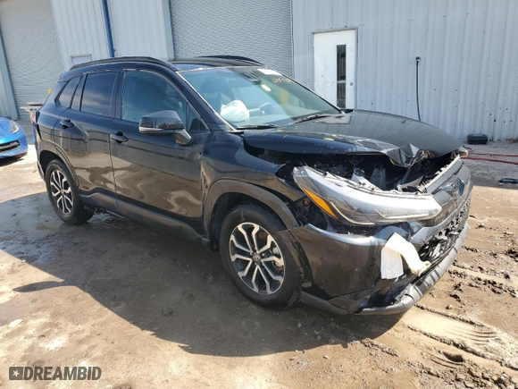 2024 Toyota Corolla Cross Hybrid S with VIN 7MUFBABG1RV035523, listed as a Copart auction lot 84758494 with 13,942 mi miles and Salvage Title. Bid and sale history available at carsss.com. Image 4.
