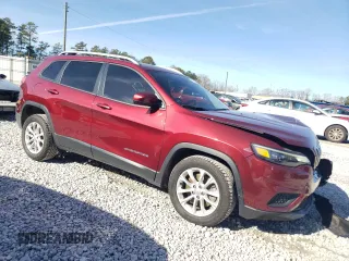 2021 Jeep Cherokee Latitude with VIN 1C4PJLCB0MD116288, listed as a Copart auction lot 87993735 with 136,056 mi miles and Salvage Title. Bid and sale history available at carsss.com. Image 4.