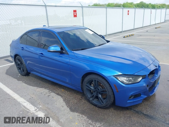2015 BMW 3 Series 328i xDrive with VIN WBA3B3C57FJ985025, listed as a IAAI auction lot 42140398 with 134,643 mi miles and . Bid and sale history available at DreamBid. Image 1.