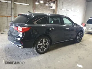 2017 Acura MDX Technology with VIN 5FRYD4H52HB016419, listed as a Copart auction lot 59323645 with 106,206 mi miles and Salvage title. Bid and sale history available at DreamBid. Image 3.