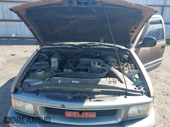 1996 GMC Sonoma SLS w/1SG Pkg with VIN 1GTCS19W3T8529954, listed as a IAAI auction lot 41986273 with 202,669 mi miles. Bid and sale history available at carsss.com. Image 10.