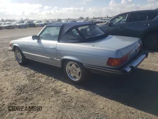 1984 Mercedes-Benz 380 with VIN WDBBA45A1EA011636, listed as a Copart auction lot 79922554 with 44,700 mi miles and Salvage Title. Bid and sale history available at carsss.com. Image 2.
