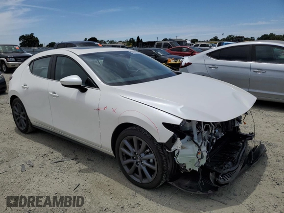 2024 Mazda 3 S Preferred with VIN JM1BPALM3R1652336, listed as a Copart auction lot 63637735 with 6,202 mi miles and Salvage title. Bid and sale history available at DreamBid. Image 4.