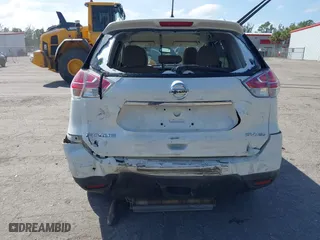 2016 Nissan Rogue S with VIN KNMAT2MV7GP618804, listed as a IAAI auction lot 41634599 with 123,859 mi miles. Bid and sale history available at carsss.com. Image 6.