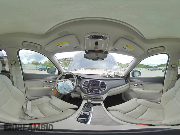 2022 Volvo XC90 Inscription with VIN YV4A221L3N1825175, listed as a Copart auction lot 57936225 with 52,499 mi miles and Salvage title. Bid and sale history available at DreamBid. Image 15.