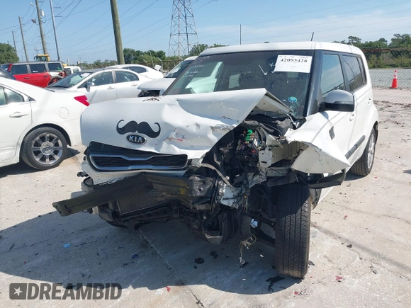 2012 Kia Soul + with VIN KNDJT2A66C7446935, listed as a IAAI auction lot 42093428 with 122,917 mi miles and . Bid and sale history available at DreamBid. Image 6.