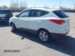 2011 Hyundai Tucson Limited with VIN KM8JUCAC0BU206509, listed as a IAAI auction lot 42034266 with 185,989 mi miles and . Bid and sale history available at DreamBid. Image 3.