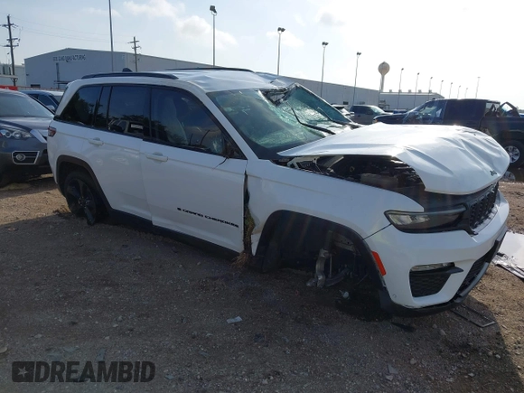 2023 Jeep Grand Cherokee Limited with VIN 1C4RJGBG2PC502847, listed as a IAAI auction lot 42471744 with 33,310 mi miles and . Bid and sale history available at DreamBid. Image 1.