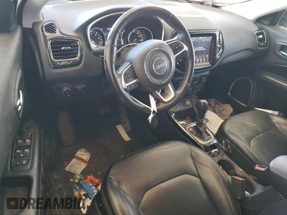 2018 Jeep Compass Limited with VIN 3C4NJCCB1JT406861, listed as a Copart auction lot 48537535 with 132,091 mi miles and Salvage Title. Bid and sale history available at carsss.com. Image 8.