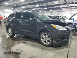 2015 Ford Escape Titanium with VIN 1FMCU9J96FUA43340, listed as a Copart auction lot 55756395 with 142,039 mi miles and Salvage Title. Bid and sale history available at DreamBid. Image 4.