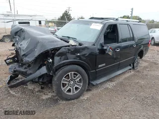 2007 Ford Expedition EL Limited with VIN 1FMFK20577LA26742, listed as a IAAI auction lot 41955015 with 185,101 mi miles. Bid and sale history available at carsss.com. Image 16.