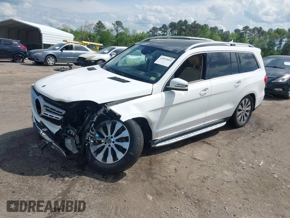 2019 Mercedes-Benz GLS with VIN 4JGDF6EE0KB232821, listed as a IAAI auction lot 42095895 with 62,532 mi miles. Bid and sale history available at carsss.com. Image 17.