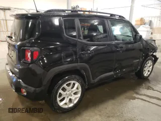 2018 Jeep Renegade Latitude with VIN ZACCJBBB8JPH44610, listed as a Copart auction lot 41803915 with 82,635 mi miles and Non Repairable. Bid and sale history available at DreamBid. Image 3.
