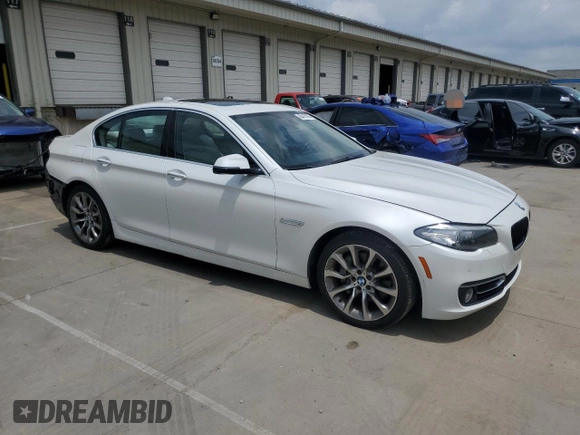 2014 BMW 5 Series 535d xDrive with VIN WBAFV3C57ED685132, listed as a Copart auction lot 60413005 with 94,355 mi miles and Salvage title. Bid and sale history available at DreamBid. Image 4.