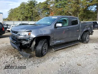2021 Chevrolet Colorado 2WD Work Truck z VIN 1GCGSBEN8M1299200, wystawiony jako Copart lot #41637655 z przebiegiem 51 757 mil mil oraz Szkoda całkowita • Salvage title. Historia ofert i sprzedaży dostępna na DreamBid. Obrazek 1.