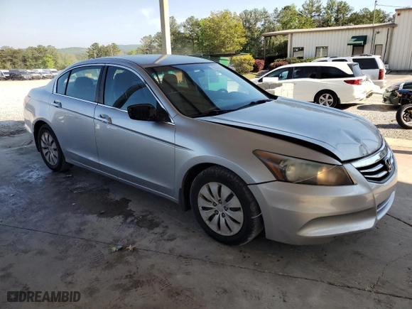 2011 Honda Accord Sdn LX with VIN 1HGCP2F30BA151344, listed as a Copart auction lot 53546525 with 303,618 mi miles and Salvage Title. Bid and sale history available at carsss.com. Image 4.