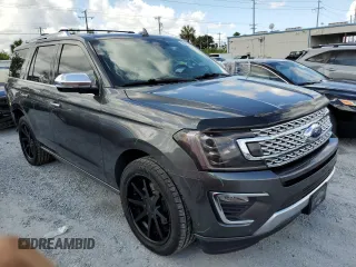 2020 Ford Expedition Platinum with VIN 1FMJU1LT2LEA61180, listed as a Copart auction lot 56581695 with 62,879 mi miles and Salvage title. Bid and sale history available at DreamBid. Image 4.