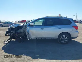 2018 Nissan Pathfinder SV with VIN 5N1DR2MN4JC607605, listed as a IAAI auction lot 41691163 with 99,069 mi miles. Bid and sale history available at carsss.com. Image 14.