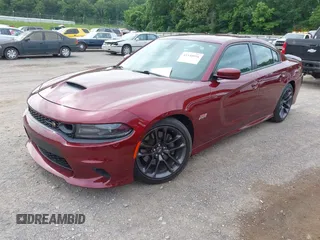 2020 Dodge Charger Scat Pack z VIN 2C3CDXGJ9LH112566, wystawiony jako IAAI lot #42330916 z przebiegiem 143 710 mil mil oraz . Historia ofert i sprzedaży dostępna na DreamBid. Obrazek 2.