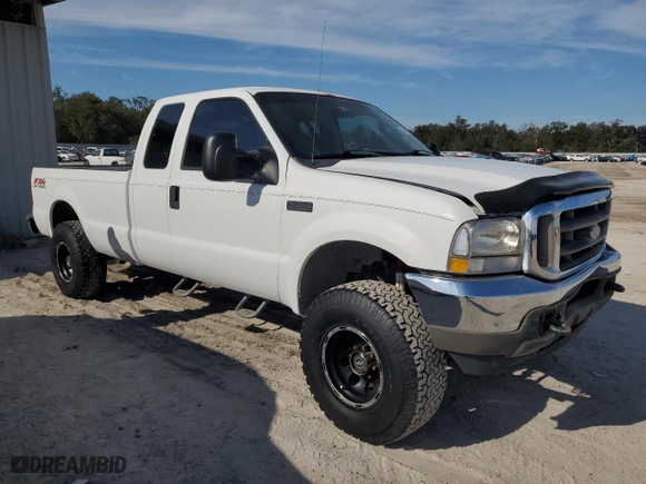 2004 Ford Super Duty F-250 XL with VIN 1FTNX21L34ED23232, listed as a Copart auction lot 43246265 with 67,980 mi miles and Salvage Title. Bid and sale history available at carsss.com. Image 4.