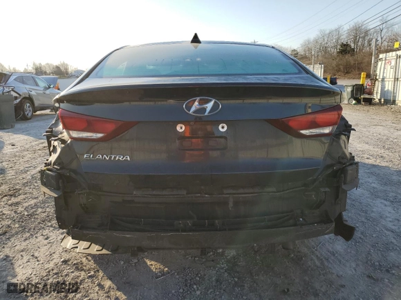 2018 Hyundai Elantra SEL with VIN 5NPD84LF5JH221471, listed as a Copart auction lot 48851105 with 99,284 mi miles and Salvage Title. Bid and sale history available at carsss.com. Image 6.