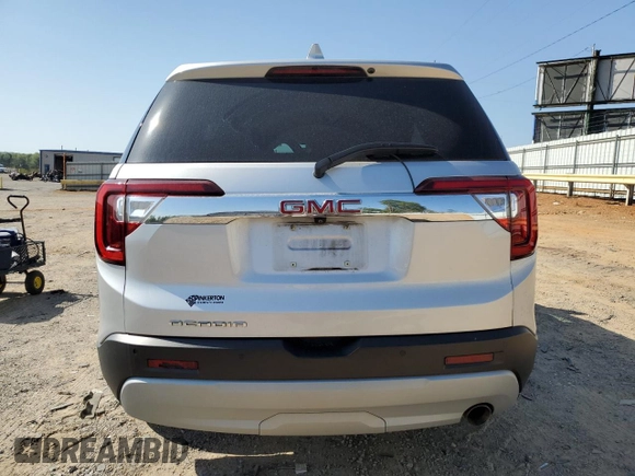 2020 GMC Acadia SLE with VIN 1GKKNKLA8LZ208318, listed as a Copart auction lot 53644795 with 48,267 mi miles and Salvage title. Bid and sale history available at DreamBid. Image 6.