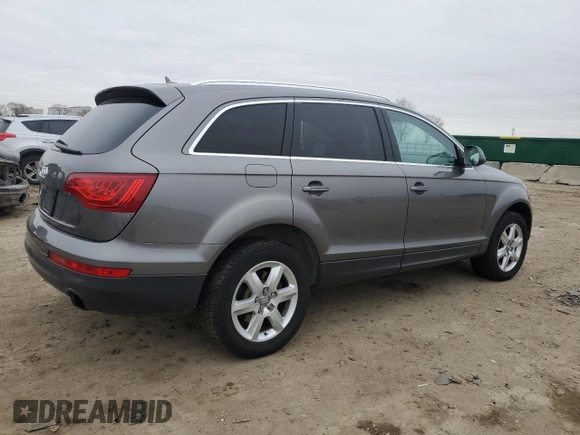 2013 Audi Q7 3.0T Premium Plus with VIN WA1LGAFE0DD011574, listed as a Copart auction lot 43081025 with 106,575 mi miles and Salvage Title. Bid and sale history available at carsss.com. Image 3.
