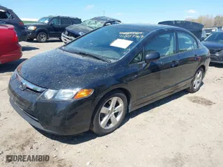 2007 Honda Civic Sdn EX with VIN 1HGFA16857L134510, listed as a IAAI auction lot 41887567 with 88,000 mi miles. Bid and sale history available at carsss.com. Image 2.