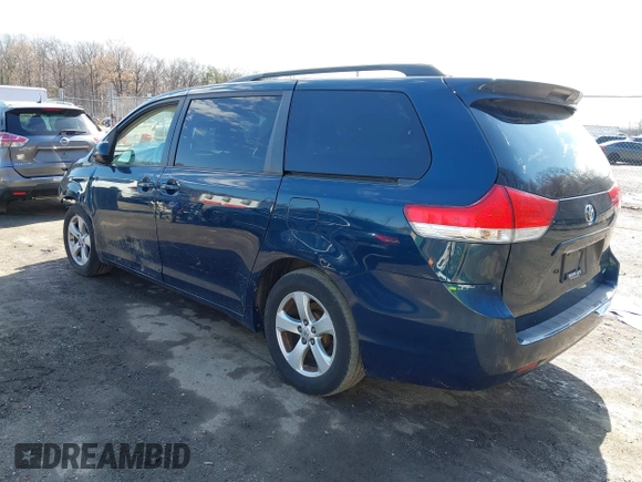 2011 Toyota Sienna LE AAS with VIN 5TDKK3DC4BS104838, listed as a IAAI auction lot 41811173 with 251,999 mi miles and . Bid and sale history available at carsss.com. Image 3.