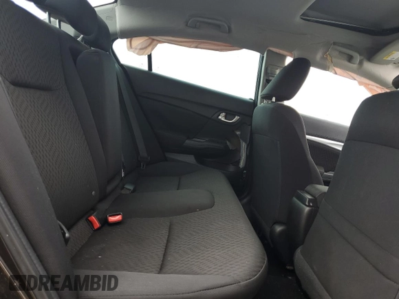 2014 Honda Civic Sedan EX with VIN 2HGFB2F86EH531012, listed as a Copart auction lot 51275135 with 0 mi miles and Salvage Title. Bid and sale history available at carsss.com. Image 10.