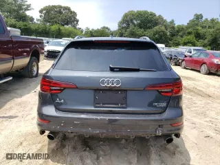 2018 Audi A4 allroad Premium Plus with VIN WA18NAF48JA059923, listed as a Copart auction lot 63495584 with 0 mi miles and Salvage Title. Bid and sale history available at carsss.com. Image 6.