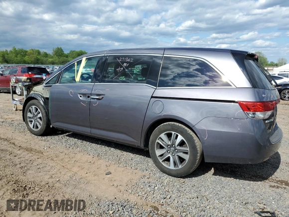 2015 Honda Odyssey Touring Elite с VIN 5FNRL5H93FB097364, выставлен на аукционе Copart как лот 55827425 с пробегом 149 396 миль миль и Списание • Salvage title. История ставок и продаж доступна на DreamBid. Изображение 2.