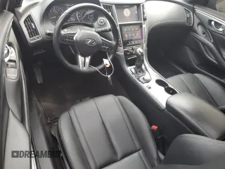 2017 Infiniti Q60 Premium with VIN JN1CV7EKXHM110109, listed as a Copart auction lot 49949525 with 45,424 mi miles and Salvage title. Bid and sale history available at DreamBid. Image 8.