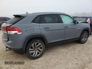 2021 Volkswagen Atlas SE z VIN 1V2JE2CA3MC214375, wystawiony jako Copart lot #54017365 z przebiegiem 34 730 mil mil oraz Szkoda całkowita • Salvage title. Historia ofert i sprzedaży dostępna na DreamBid. Obrazek 3.