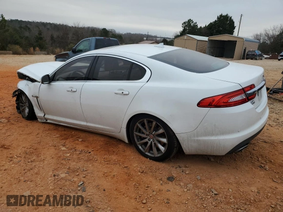 2015 Jaguar XF I4 T Premium with VIN SAJWA0FS0FPU48322, listed as a Copart auction lot 43970895 with 96,155 mi miles and Salvage Title. Bid and sale history available at carsss.com. Image 2.