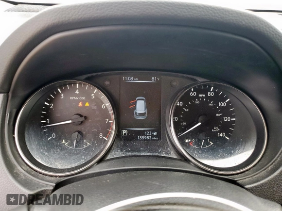 2017 Nissan Rogue SV with VIN JN8AT2MT0HW152868, listed as a Copart auction lot 59495925 with 135,982 mi miles and Clean title. Bid and sale history available at DreamBid. Image 9.