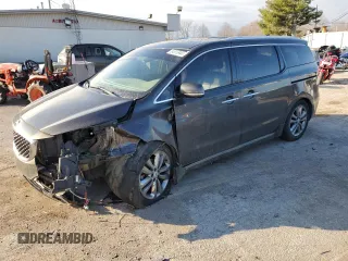2018 Kia Sedona SX-L with VIN KNDME5C16J6394039, listed as a Copart auction lot 84510944 with 127,694 mi miles and Salvage Title. Bid and sale history available at carsss.com. Image 1.
