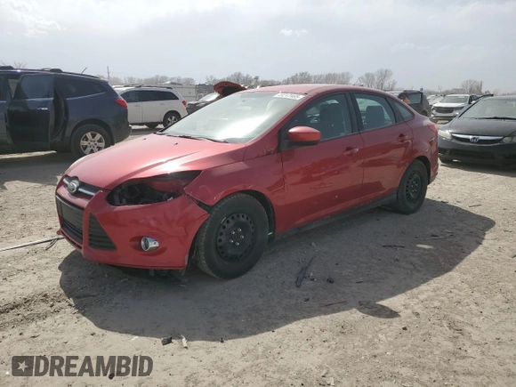 2012 Ford Focus SE with VIN 1FAHP3F25CL347602, listed as a Copart auction lot 49047465 with 153,901 mi miles and Salvage Title. Bid and sale history available at carsss.com. Image 1.