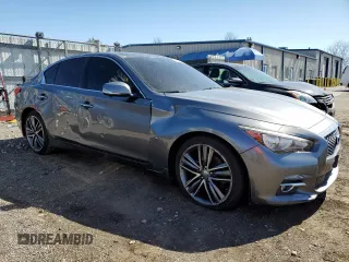 2017 Infiniti Q50 Premium z VIN JN1EV7AR9HM840329, wystawiony jako Copart lot #49451005 z przebiegiem 95 348 mil mil oraz Szkoda całkowita • Salvage title. Historia ofert i sprzedaży dostępna na DreamBid. Obrazek 4.