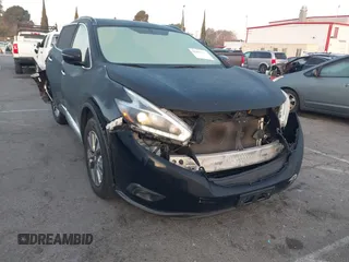 2018 Nissan Murano S with VIN 5N1AZ2MG8JN165694, listed as a IAAI auction lot 41489341 with 141,734 mi miles and . Bid and sale history available at DreamBid. Image 1.