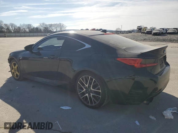 2016 Lexus RC 200t F Sport with VIN JTHHA5BC1G5004347, listed as a Copart auction lot 46680525 with 136,880 mi miles and Clean title. Bid and sale history available at DreamBid. Image 2.