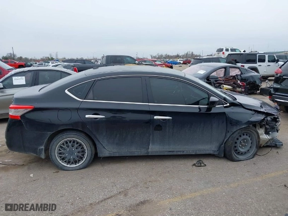 2014 Nissan Sentra SV with VIN 3N1AB7AP1EY311729, listed as a IAAI auction lot 41617399 with 156,094 mi miles. Bid and sale history available at carsss.com. Image 14.