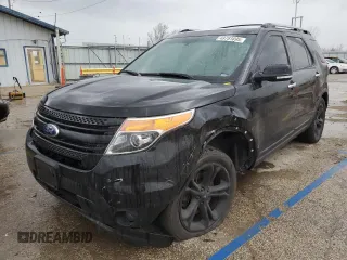 2015 Ford Explorer Limited with VIN 1FM5K8F88FGA70076, listed as a Copart auction lot 49781695 with 158,196 mi miles and Salvage Title. Bid and sale history available at DreamBid. Image 1.