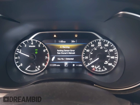 2017 Nissan Maxima SV with VIN 1N4AA6AP1HC427784, listed as a IAAI auction lot 41533604 with 111,295 mi miles and . Bid and sale history available at DreamBid. Image 7.